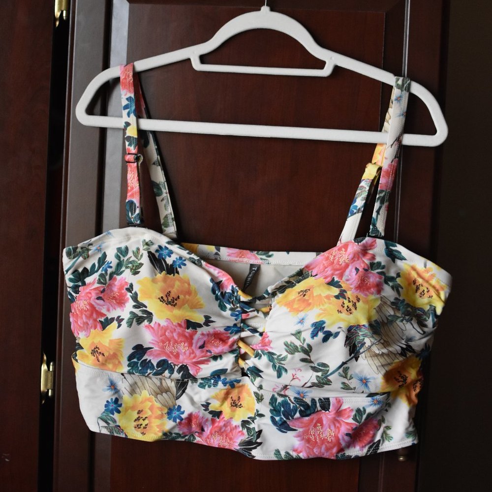 Torrid Lattice Wireless Swim Top